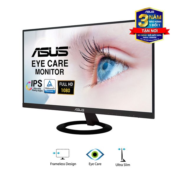  Màn hình ASUS VZ249HE 24" IPS viền mỏng 