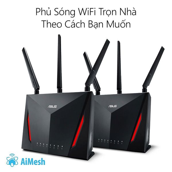  Thiết Bị định tuyến mạng không dây 4 cổng ASUS RT-AC86U 