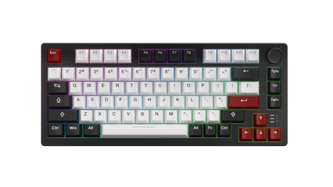  Bàn phím cơ DareU không dây EK75 Pro WBC RGB Dream switch 