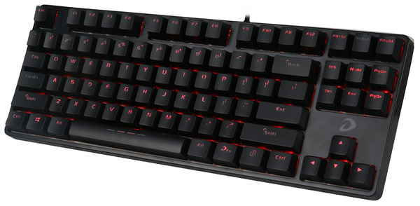  Bàn phím Gaming DareU DK87 - Black - Red Switch 