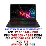  Laptop Gaming Asus ROG Strix SCAR GL703GM-E5037T 