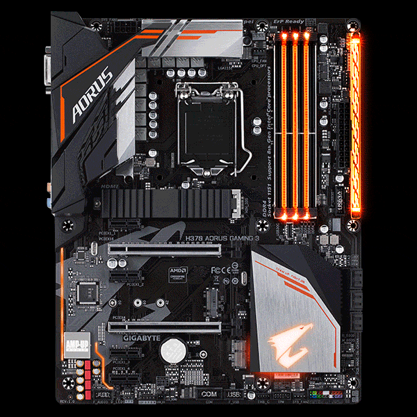  Bo mạch chủ GIGABYTE H370 AORUS GAMING 3 LGA1151v2 