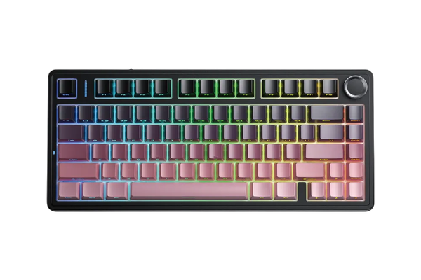 Bàn phím AULA F75 (Đen +Hồng Gradient/Reaper switch) F7514
