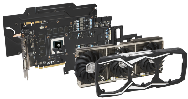  MSI GEFORCE® GTX 1080 TI LIGHTNING Z 11G GDDR5X 