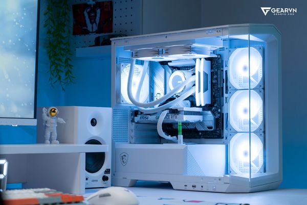  PC GVN x MSI PROJECT ZERO WHITE (Intel i5-14400F/ VGA RTX 4060) 