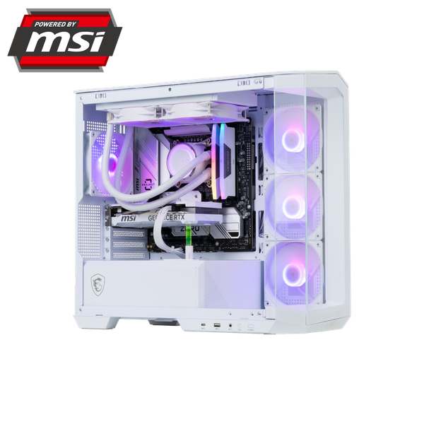 PC GVN x MSI PROJECT ZERO WHITE (Intel i5-14400F/ VGA RTX 4060)