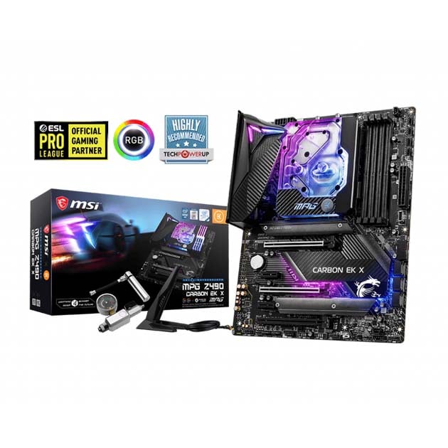 Mainboard MSI MPG Z490 ATX CARBON EK X Gaming Motherboard GEARVN