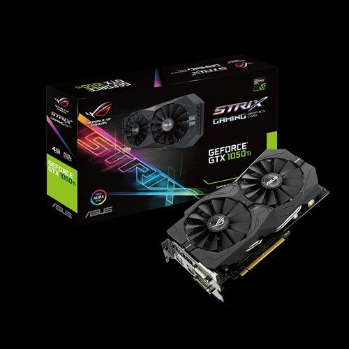  Card màn hình ASUS ROG Strix GeForce GTX 1050 Ti OC Edition  4GB GDDR5 (ROG-STRIX-GTX1050TI-O4G-GAMING) 