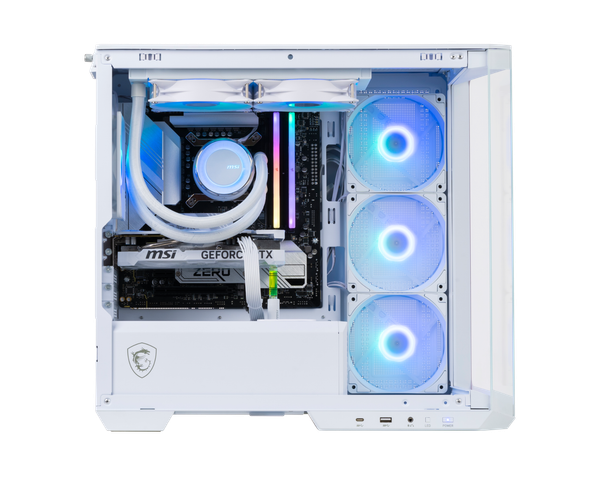  PC GVN x MSI PROJECT ZERO WHITE (Intel i5-14400F/ VGA RTX 4060) 