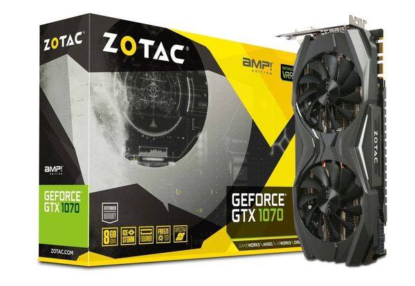  ZOTAC GTX 1070 AMP! Edition 8G GDDR5 