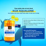  Viên uống dưỡng ẩm làm đẹp da KGK Squalene 1000mg 