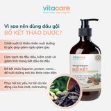  Dầu gội bồ kết chống rụng tóc, nấm ngứa da đầu Vitacare 500ml 