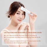  Kem trang điểm chống nắng đa năng Sakura CC Cream Flawless Control SPF 50 