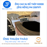  Ống Cao Su Bố Thép Phi 200MM - Ống Rồng Hút Bùn Cát - Hàng Nhập Khẩu 