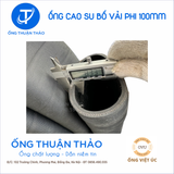 Ống Cao Su Bố Vải Phi 100mm - Hàng Nhập Khẩu - Ống Thuận Thảo 