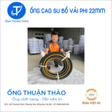  Ống Cao Su Bố Vải Phi 22mm - Hàng Nhập Khẩu - Ống Thuận Thảo 