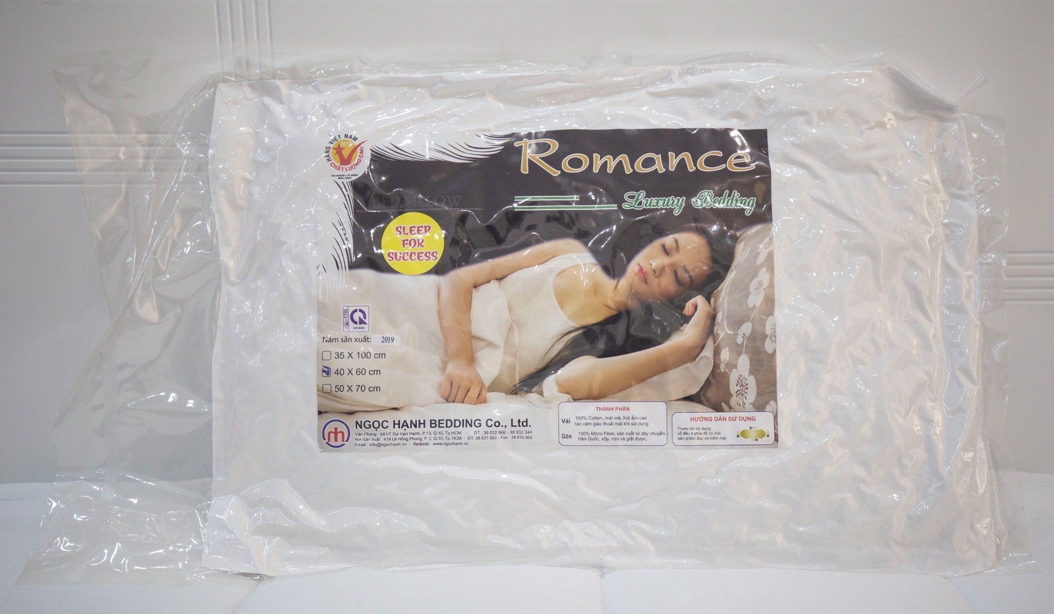 Ruột gối Romance ép hơi cao cấp