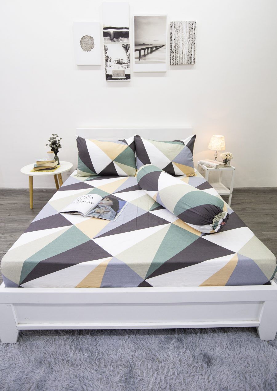 BỘ COTTON CM TAM GIÁC XANH LÁ