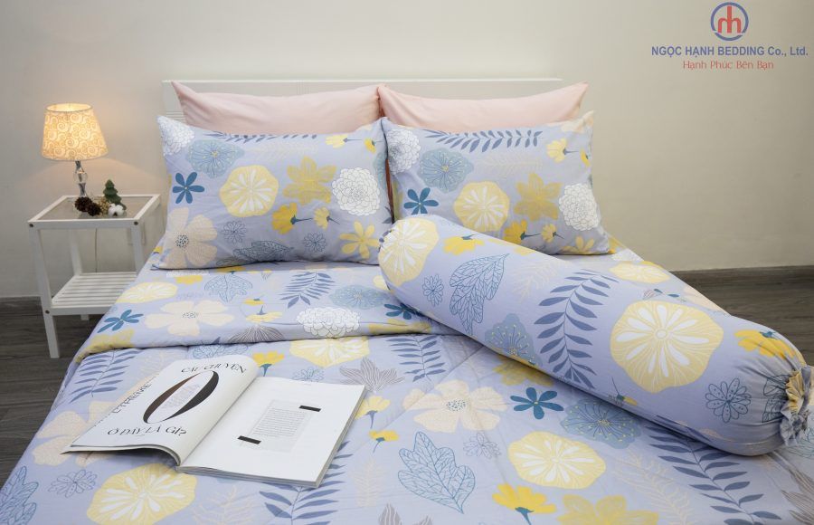 BỘ COTTON CM XANH VƯỜN HOA