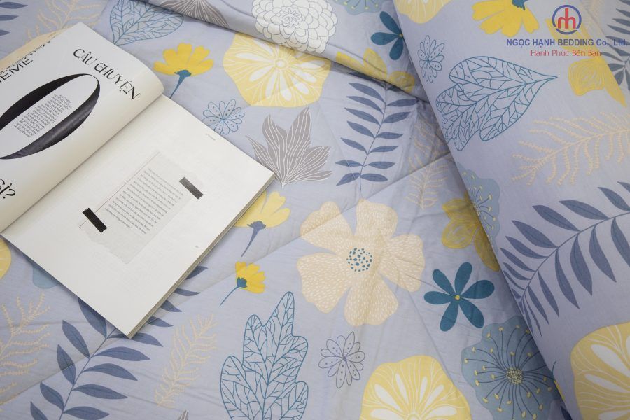 BỘ COTTON CM XANH VƯỜN HOA