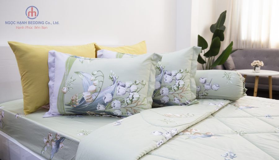 BỘ TENCEL SILKY LINH LAN XANH LÁ