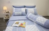 BỘ COTTON CM Ô VUÔNG TRÁI TIM