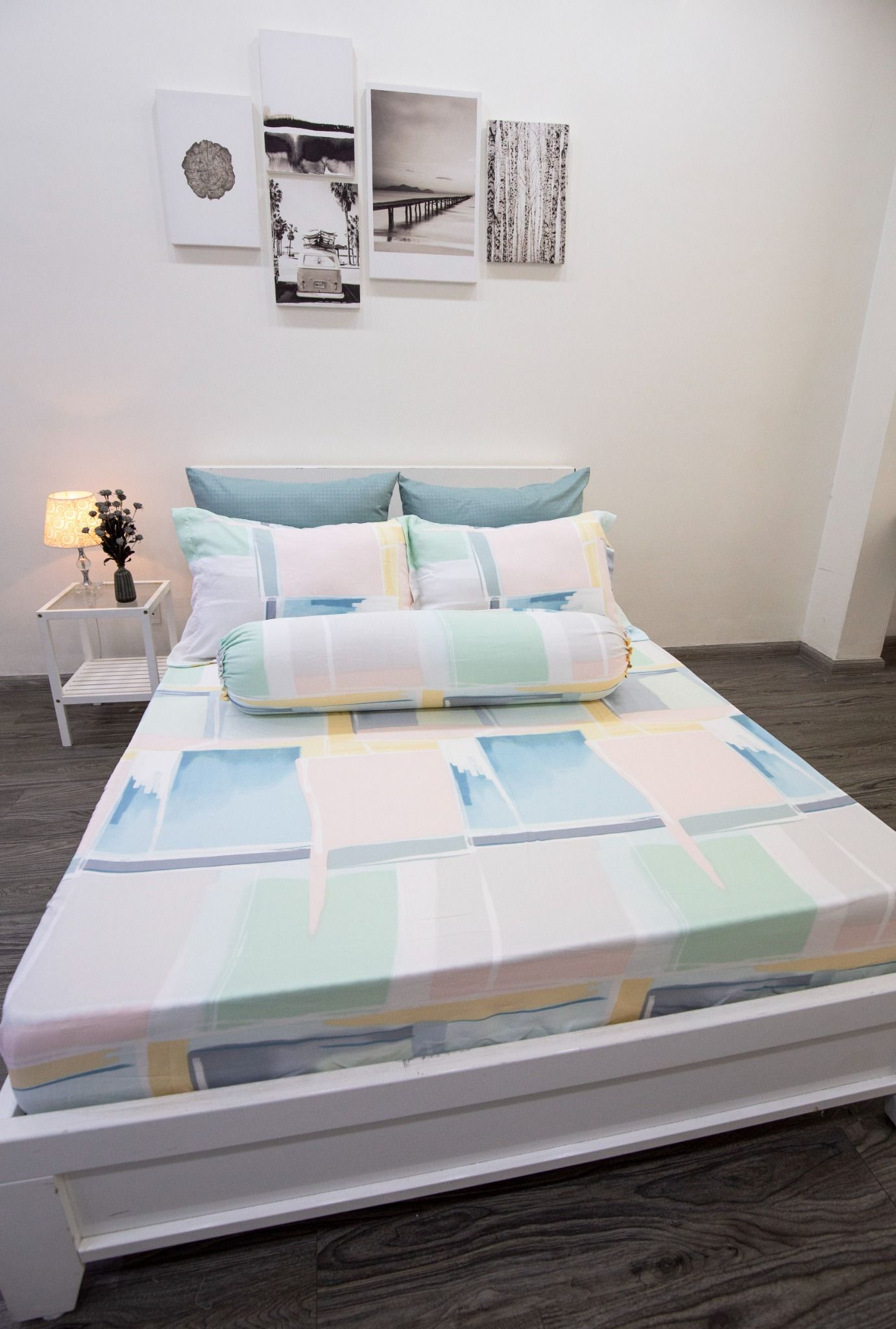 Bộ Drap Giường Tencel Lụa Gạch Hồng - Drap Tencel Cao Cấp Ngọc Hạnh