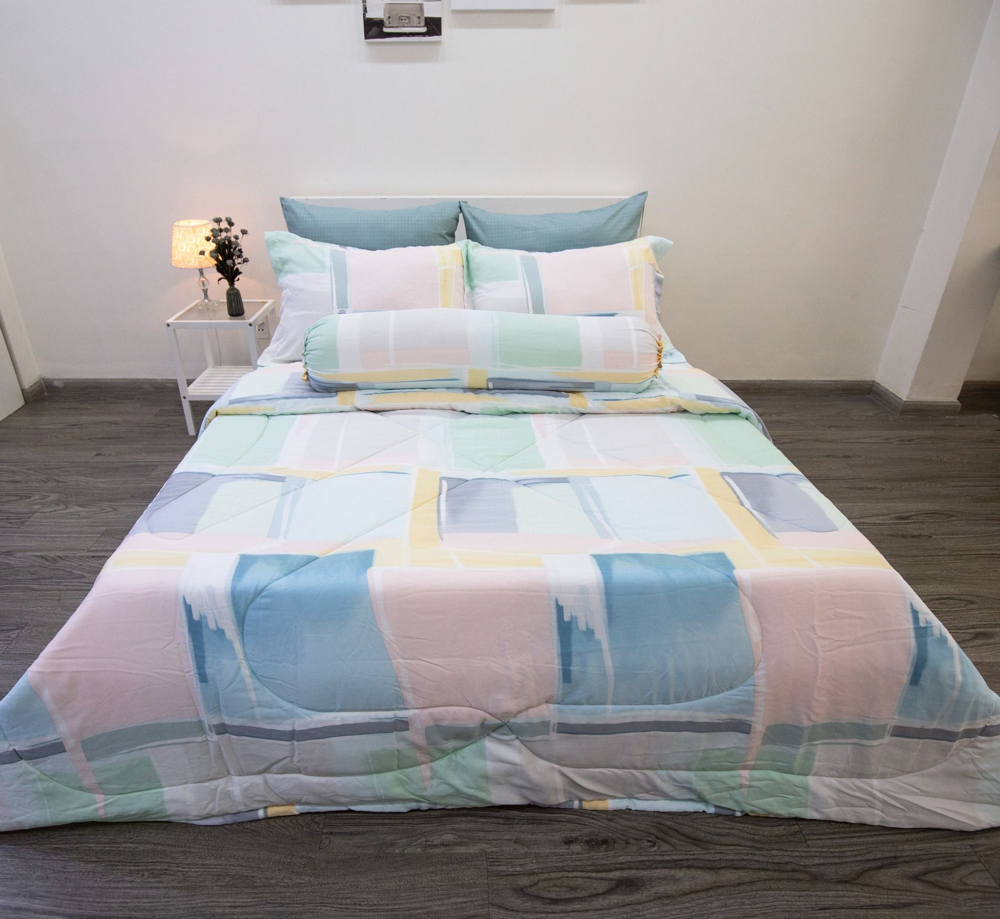 Bộ Drap Giường Tencel Lụa Gạch Hồng - Drap Tencel Cao Cấp Ngọc Hạnh