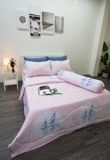 Bộ Tencel Lụa Lavender Hồng