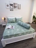 BỘ COTTON HOẠ TIẾT HOA XANH MINT