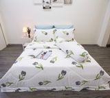 Bộ Tencel Silky tulip đen