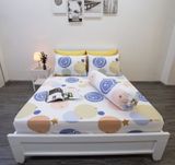 BỘ COTTON HOẠ TIẾT TRÒN GẤU