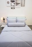 Bộ Tencel Lụa Xám Trơn