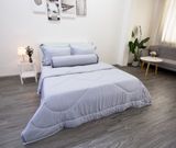 Bộ Tencel Lụa Xám Trơn