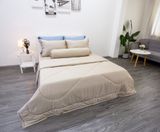 Bộ Tencel Lụa Kem Trơn