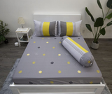 BỘ COTTON CM SỌC XÁM VÀNG