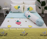 Bộ cotton CM trái dâu vàng