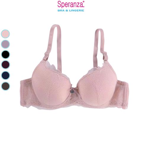 Áo Ngực Speranza, Có Gọng Mút  Vừa Nâng Ngực 1cm, Vải Ren Sexy Mềm Mại SPA8878SH