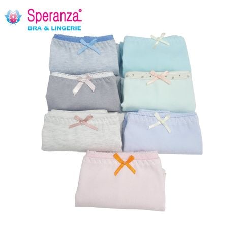 Combo 10 Quần Lót Nữ Cotton Cao Cấp Lưng Vừa Speranza Thoáng Mát, Mềm Mại, Thấm Hút Mồ Hôi Tốt - SPQ444SH