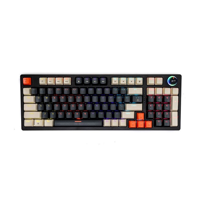 Bàn phím cơ gaming E-Dra EK398 Alpha (USB/ABS/Led Rainbow)