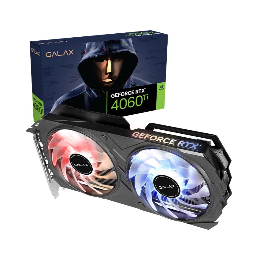 Card màn hình GALAX GeForce RTX 4060 Ti 8GB EX 8GB GDDR6 (46ISL8MD8AEX)
