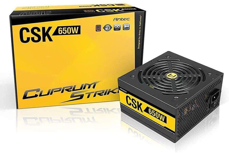 Nguồn Máy Tính ANTEC CUPRUM STRIKE CSK650 (650w, 80 Plus Bronze)
