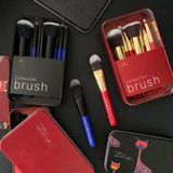  Hộp cọ trang điểm 8 cây chuyên dụng Vacosi My Darling Travel Brush Set 8 PCS BC24 (Màu Đen) 