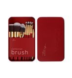  Hộp cọ trang điểm 8 cây chuyên dụng Vacosi My Darling Travel Brush Set 8 PCS BC24 (Màu Đỏ) 