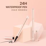 Bút kẻ mắt nước lâu trôi đen bóng Vacosi 24h Waterproof Pen VM20 5ml 