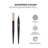  Bút kẻ mắt nước Waterproof siêu lì sắc mảnh #01 Jet Black VM24-01 (Đen) 