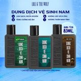  Dung dịch vệ sinh nam giới Loli The Wolf Hương Thơm Nam Tính Chai 80ml - Bạc hà 