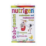  Hỗ trợ bổ sung một số vitamin và khoáng chất cho trẻ sơ sinh Nutrigen Babytamin Drops (25ml) 