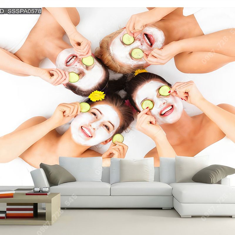 Tranh Dán Tường Spa 3D 5D 8D - SP12