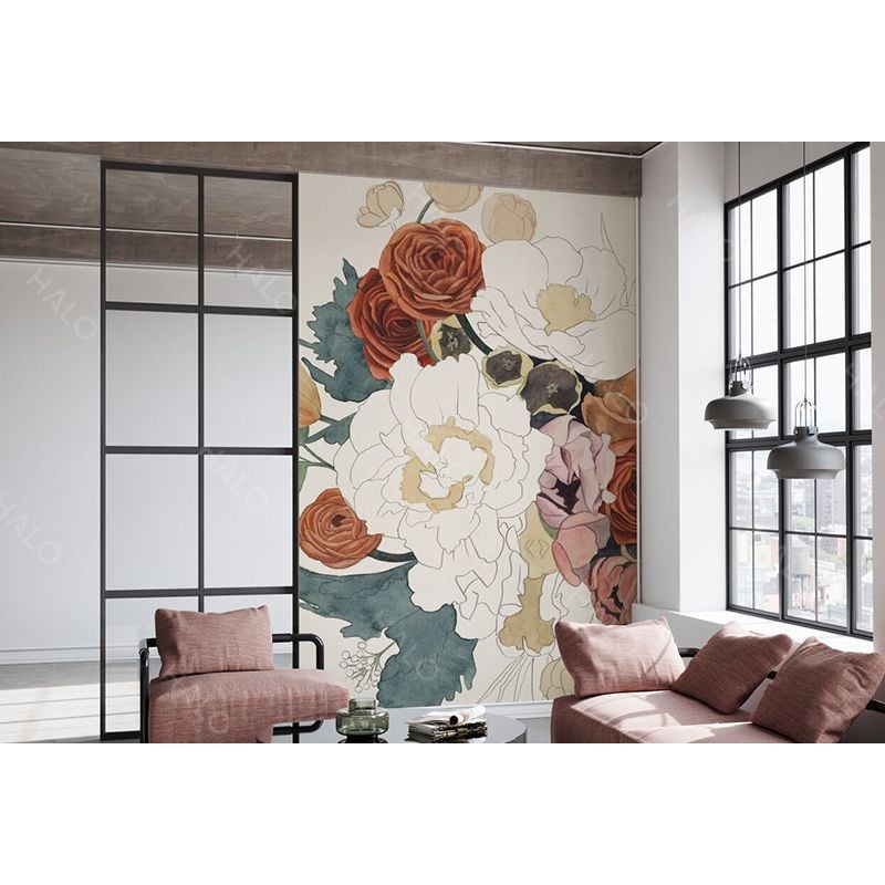 Tranh Dán Tường Indochine 3D 5D 8D - ID93